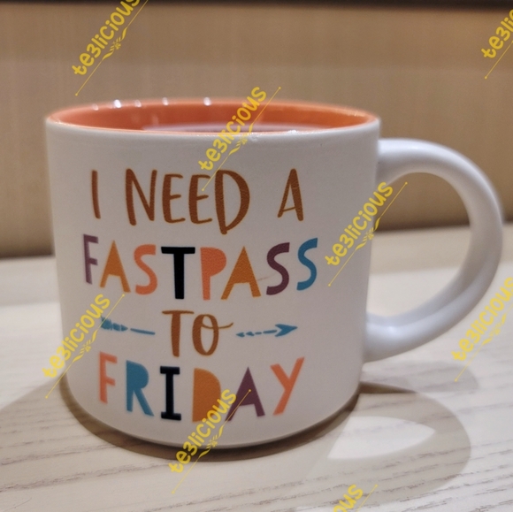 DISNEY PARKS I NEED A FAST PASS TO FRIDAY MUG - Picture 2 of 5